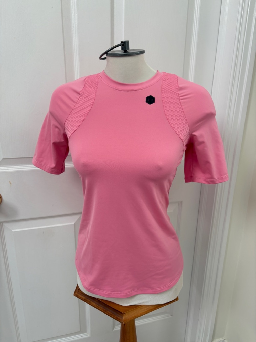 Under Armour Pink Short-Sleeve Performance Tee - Women